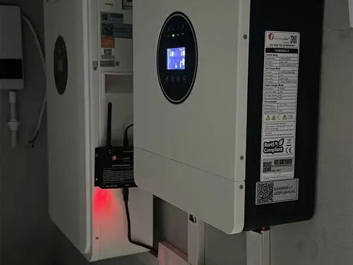Wall-mounted inverters installed